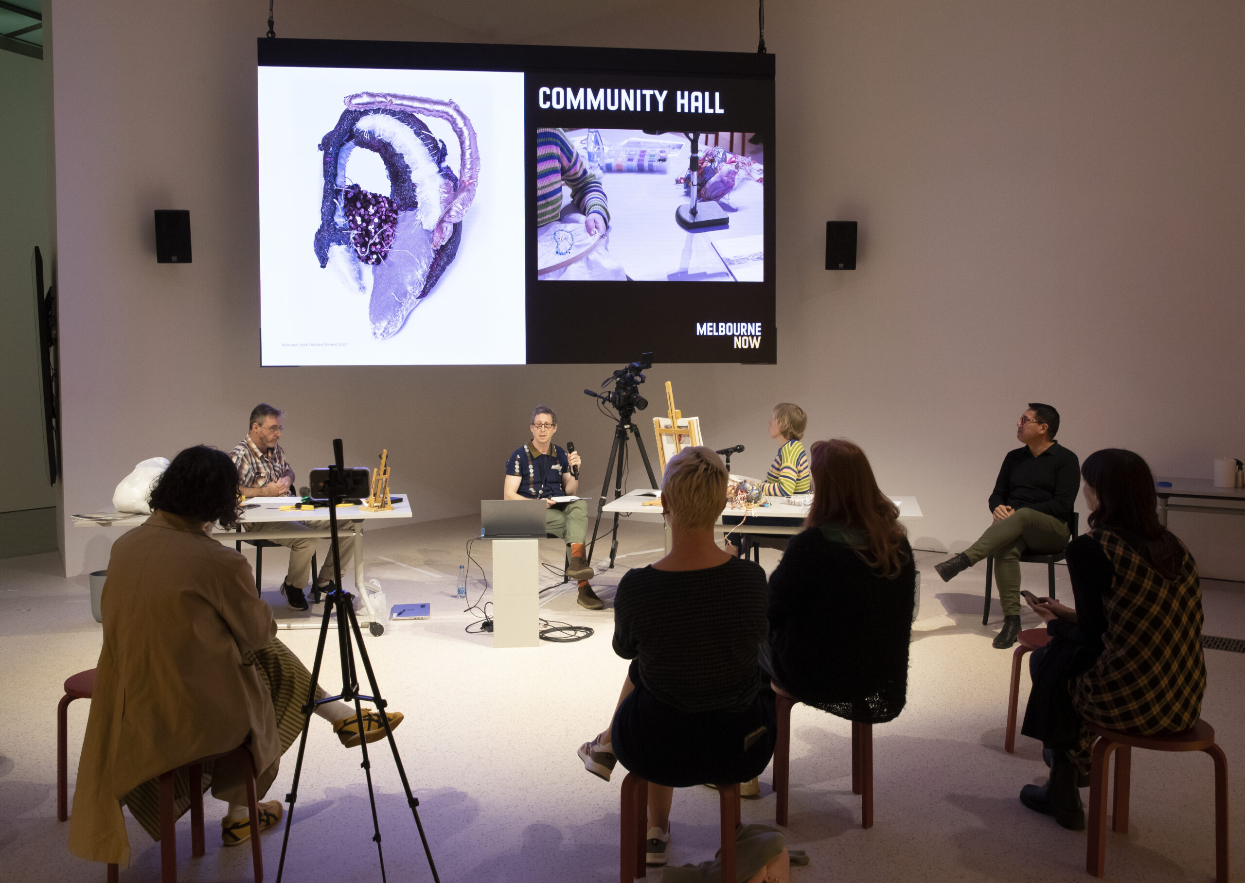 APA Artist Talks at Melbourne Now's Community Hall