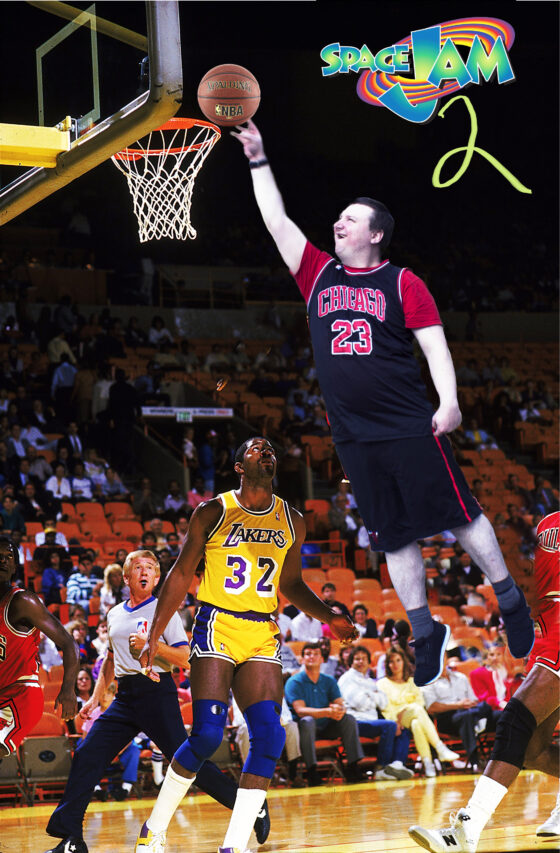 Danny Lyons as Michael Jordan Dunk 2019