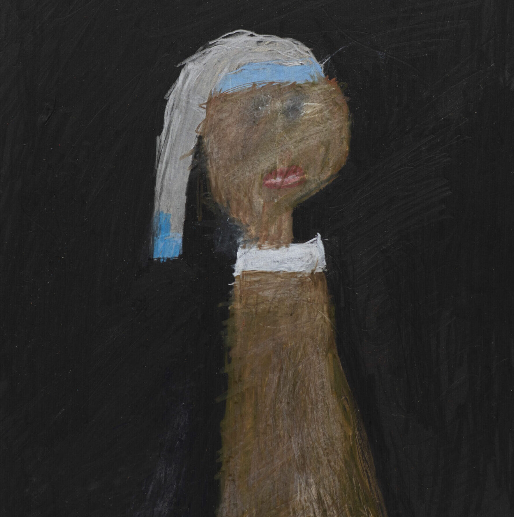 Leo Cussen Untitled (After Girl with a Pearl Earring) 2013
