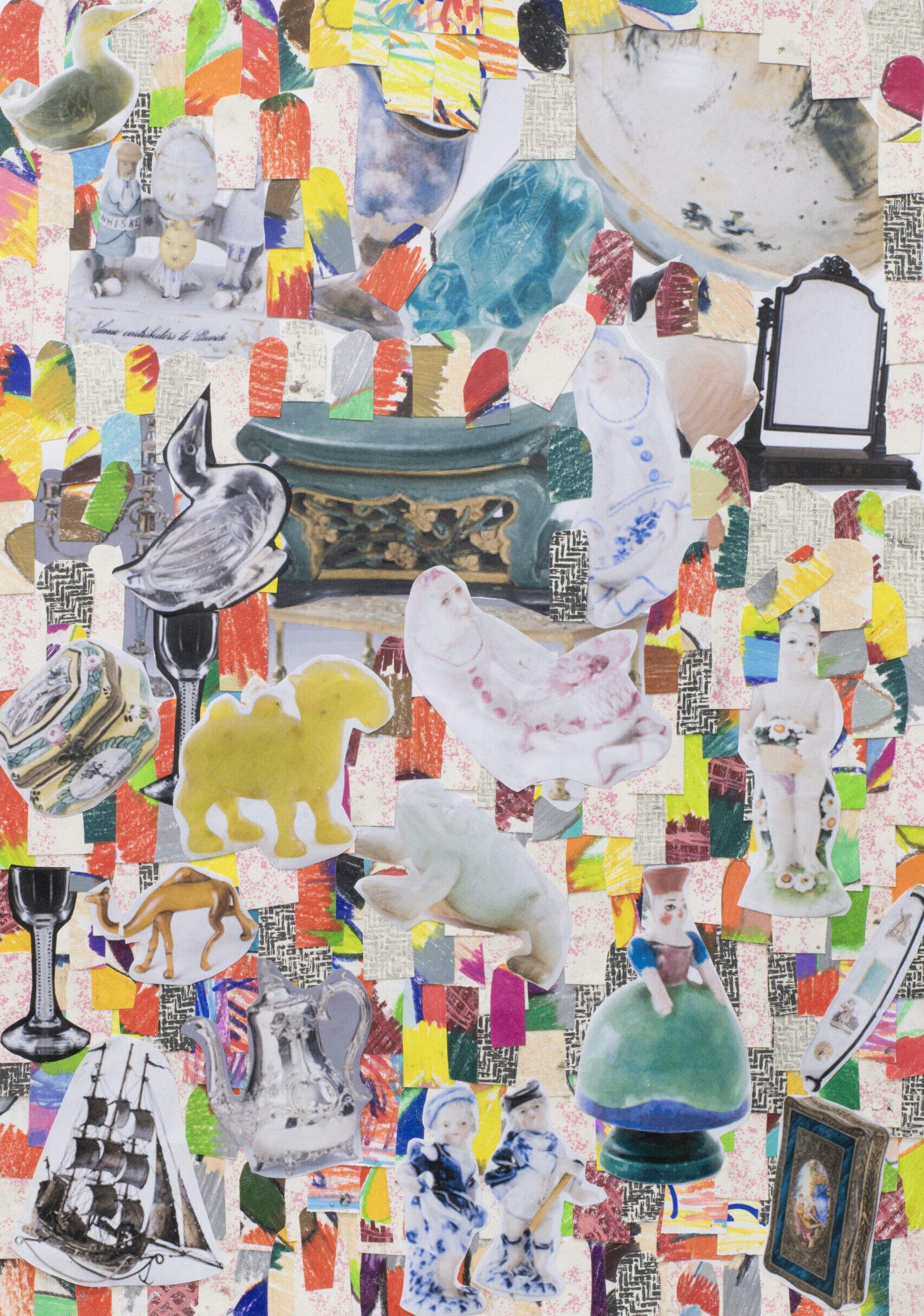 An image of an artwork collage by Monica Lazzari