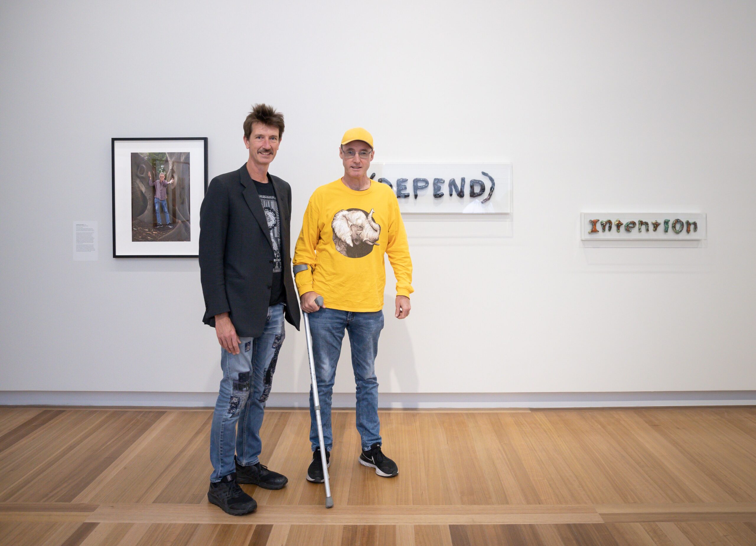 Mark Smith and Ross Coulter at National Portrait Gallery