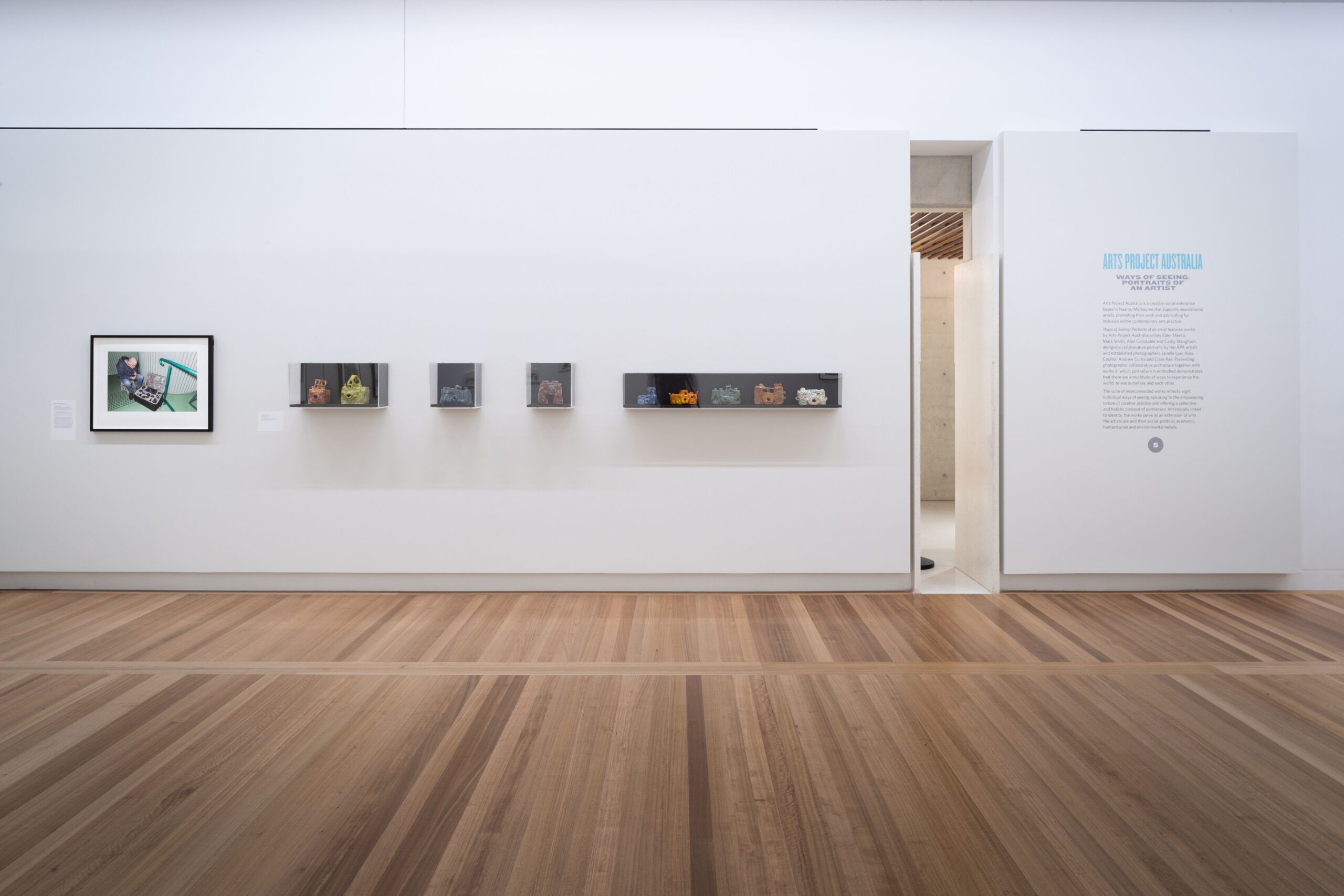 Install of PORTRAIT23: Identity at National Portrait Gallery