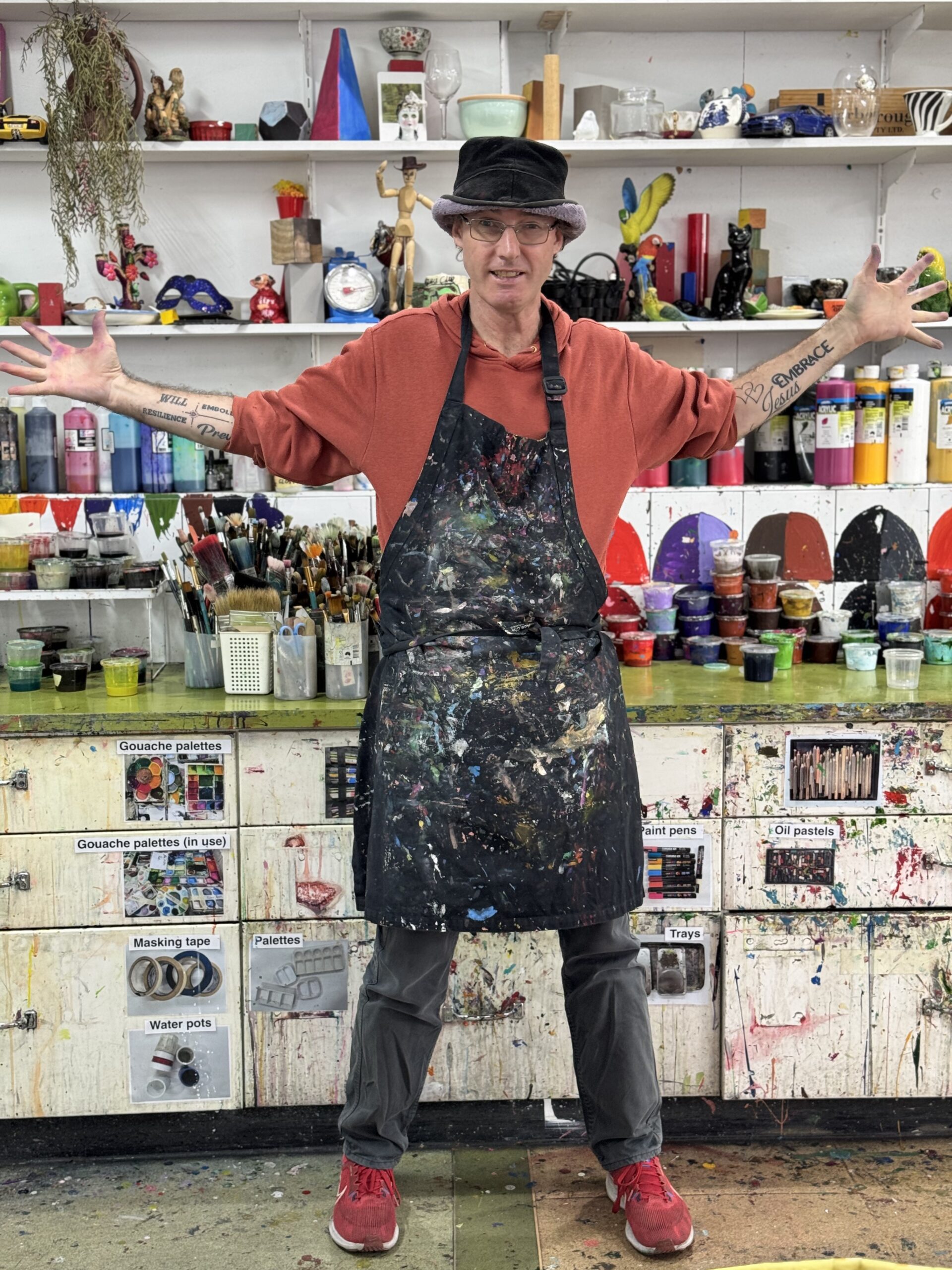 Mark Smith in the APA studio