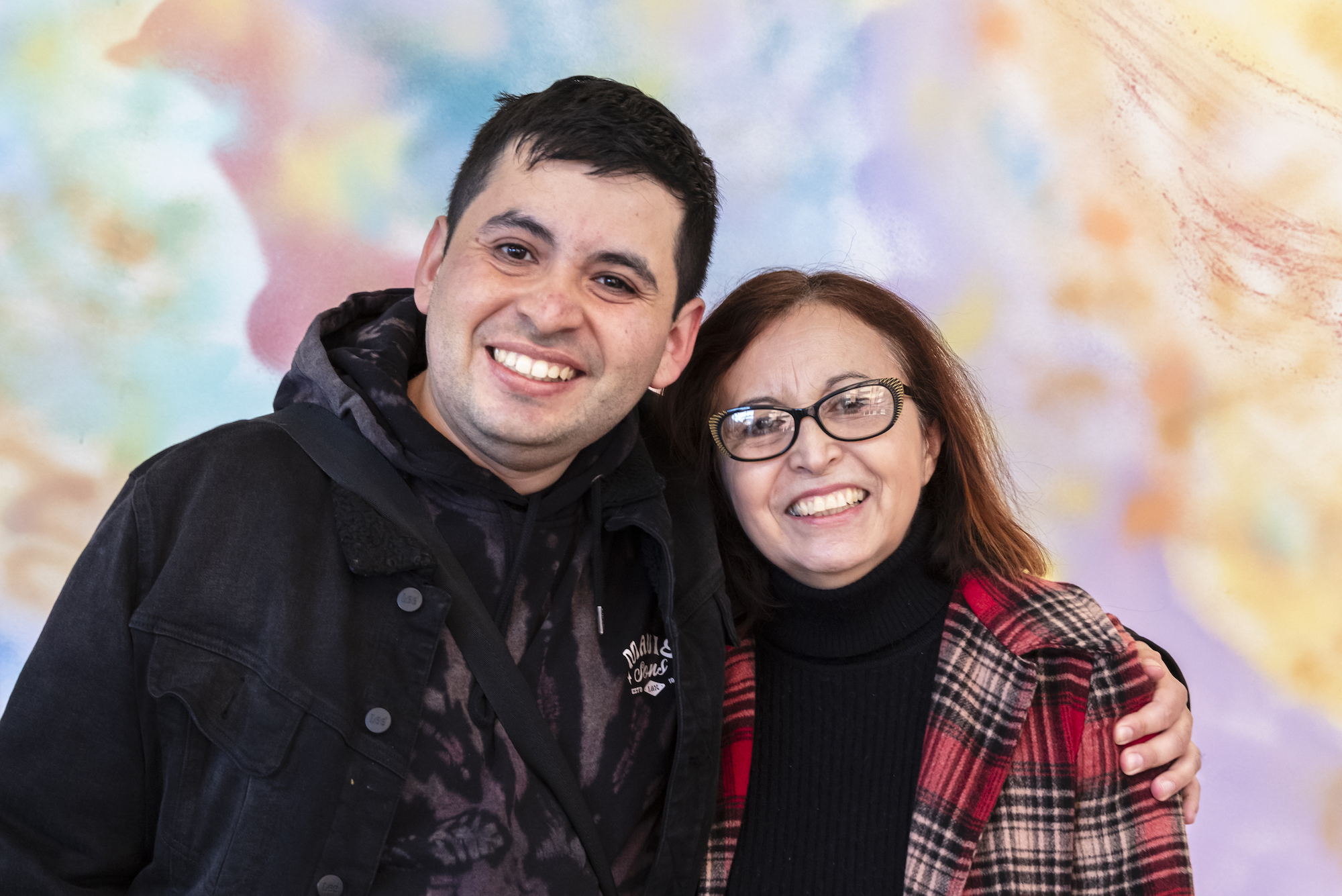 APA artist Diego Pizarro and his mother Mercedes