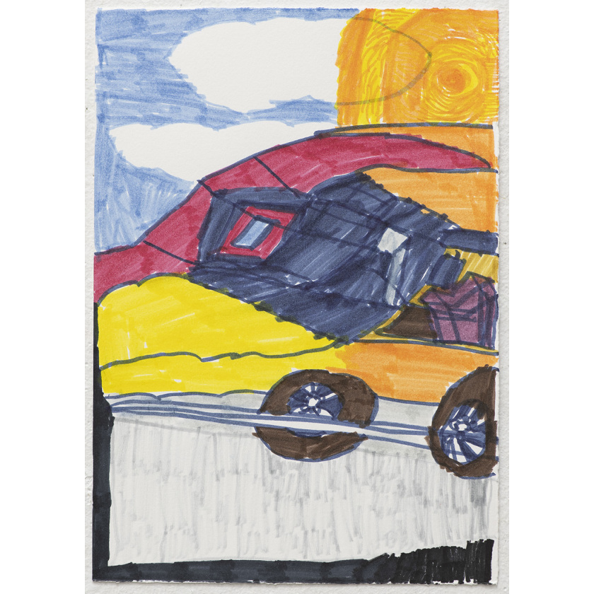 Danny Zuko and Sandys Car