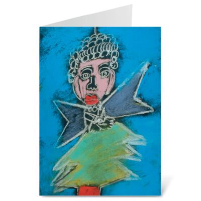 Christmas card featuring artwork by dorothy berry