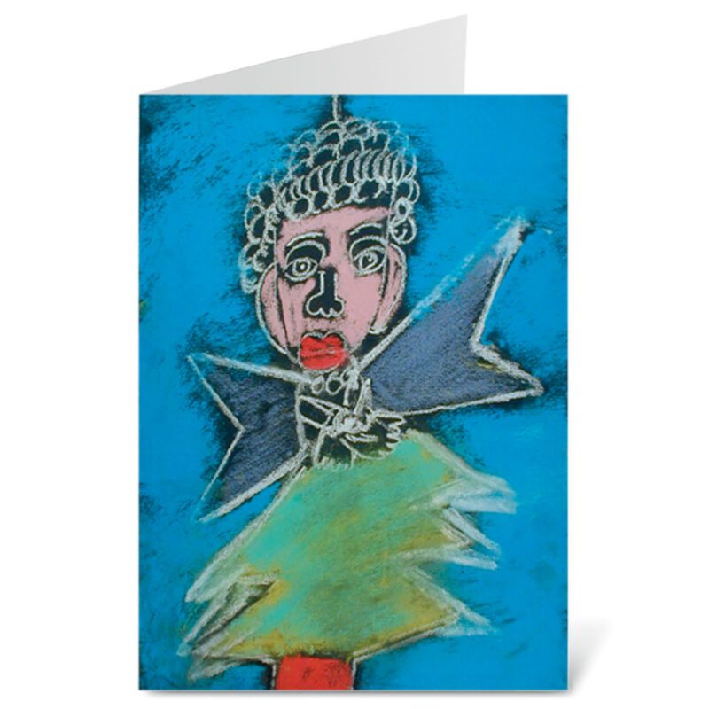 Christmas card featuring artwork by dorothy berry