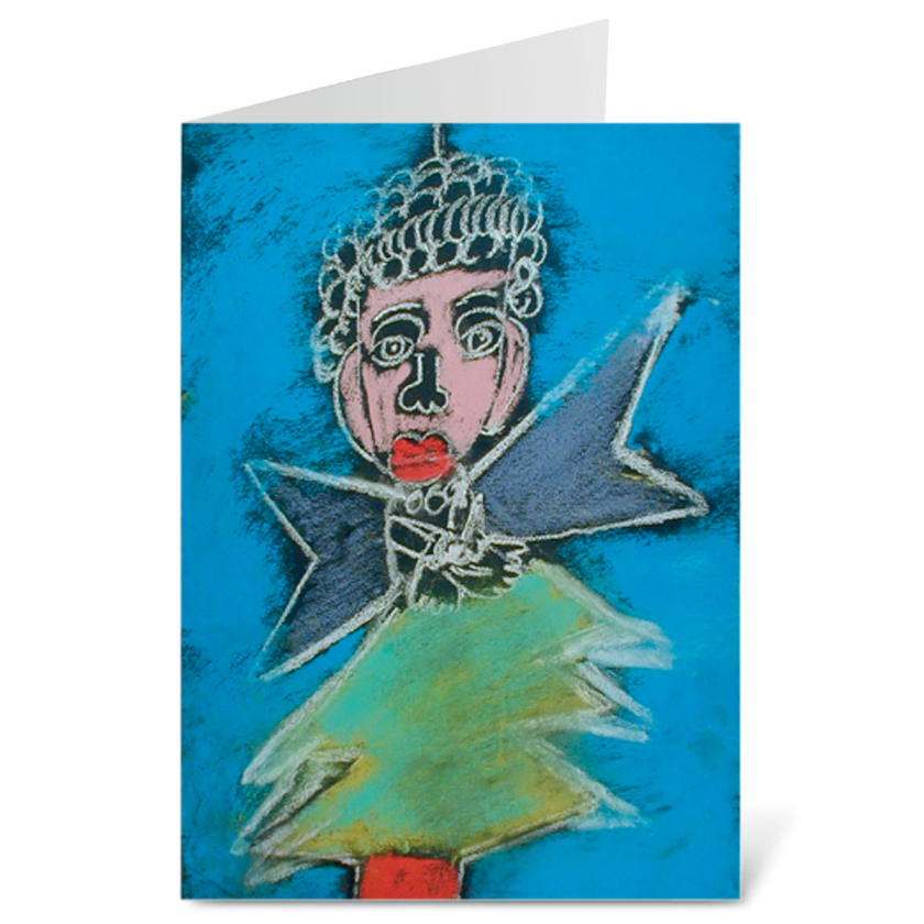 Christmas card featuring artwork by dorothy berry