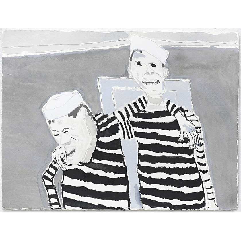 Two merry Sailors had a bit too much waves