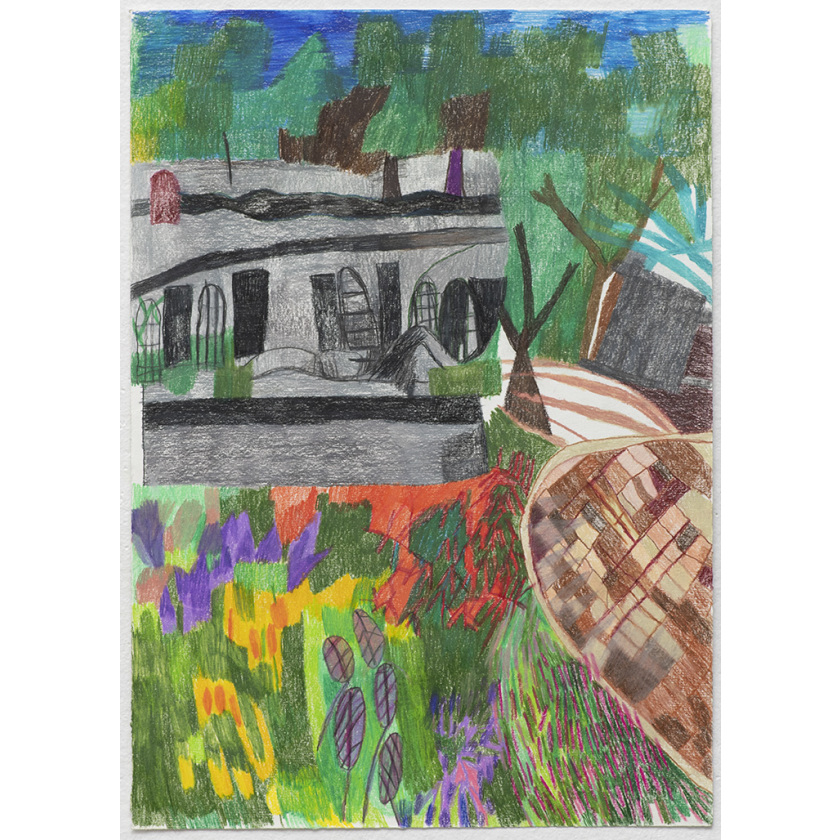 A Nice Grey House with a Nice Colourful Garden