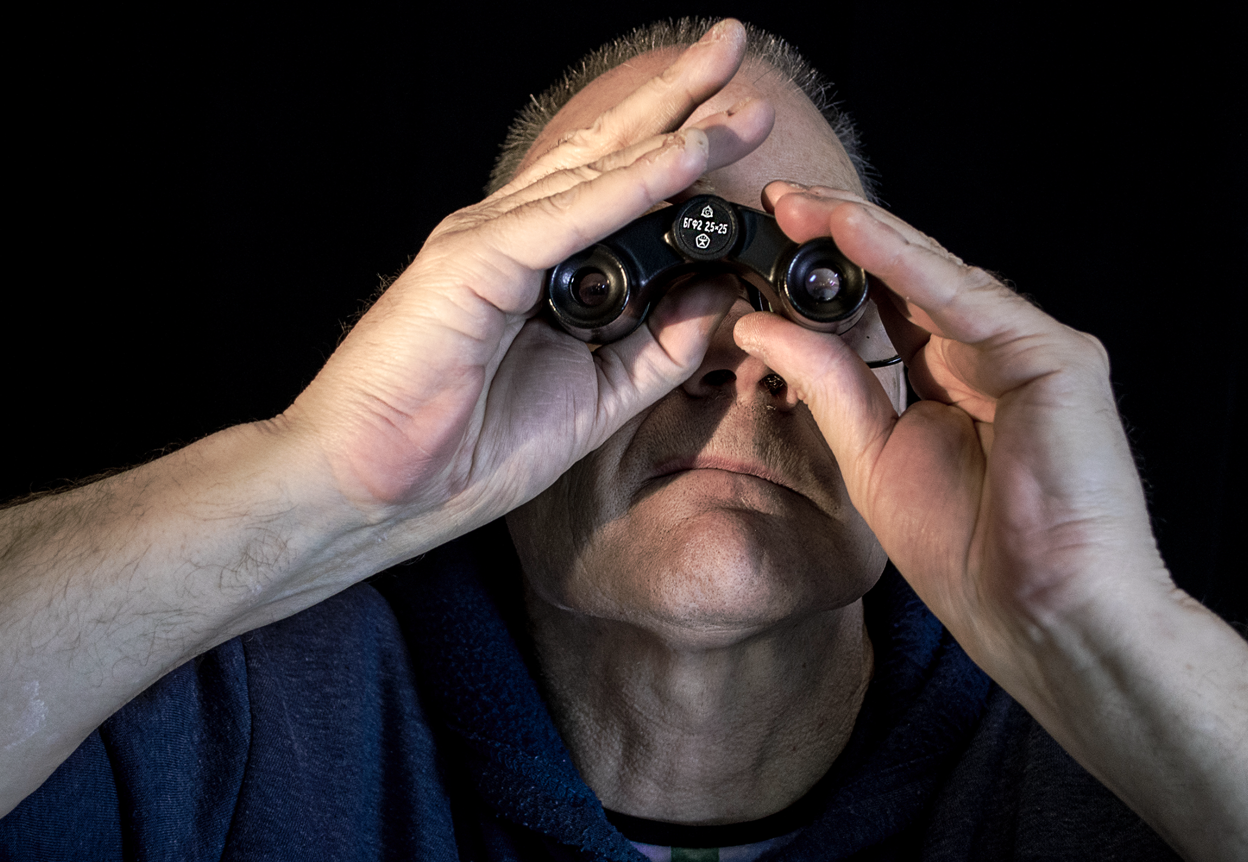 Penelope Hunt, Finding Focus, portrait of Alan Constable, 2019. Photograph