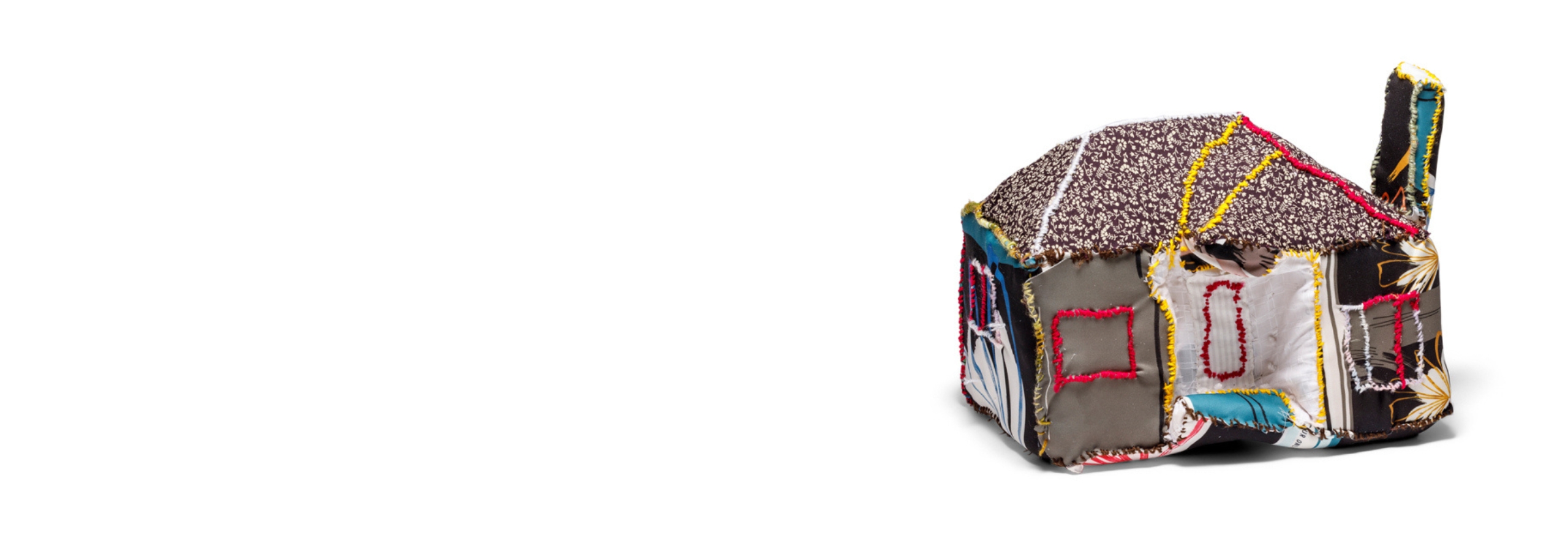 Chris O'Brien 17 Marjorie St. 2021 foam, material, thread, wool in 3D Dimension: 28 x 36 x 35 cm © Copyright the artist Represented by Arts Project Australia, Melbourne