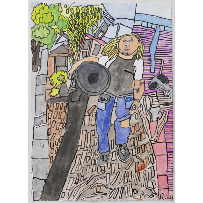 A Portrait of Oscar Donati in Front of the APA Northcote Studio