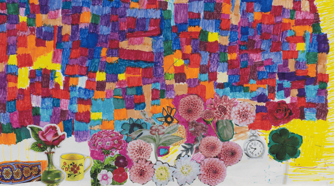This is a GIF displaying two artworks. The first one is by Fiona Longhurst and the second is by Anna Finlayson.