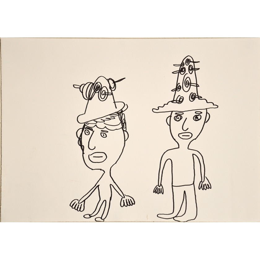 People with mind reading hats